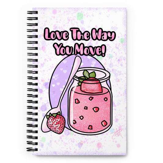 Way You Move Spiral notebook
