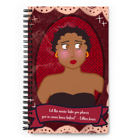 Esther Jones Spiral notebook