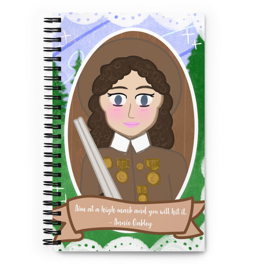 Annie Oakley Spiral notebook