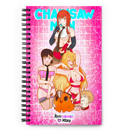 Chainsaw Man Spiral notebook