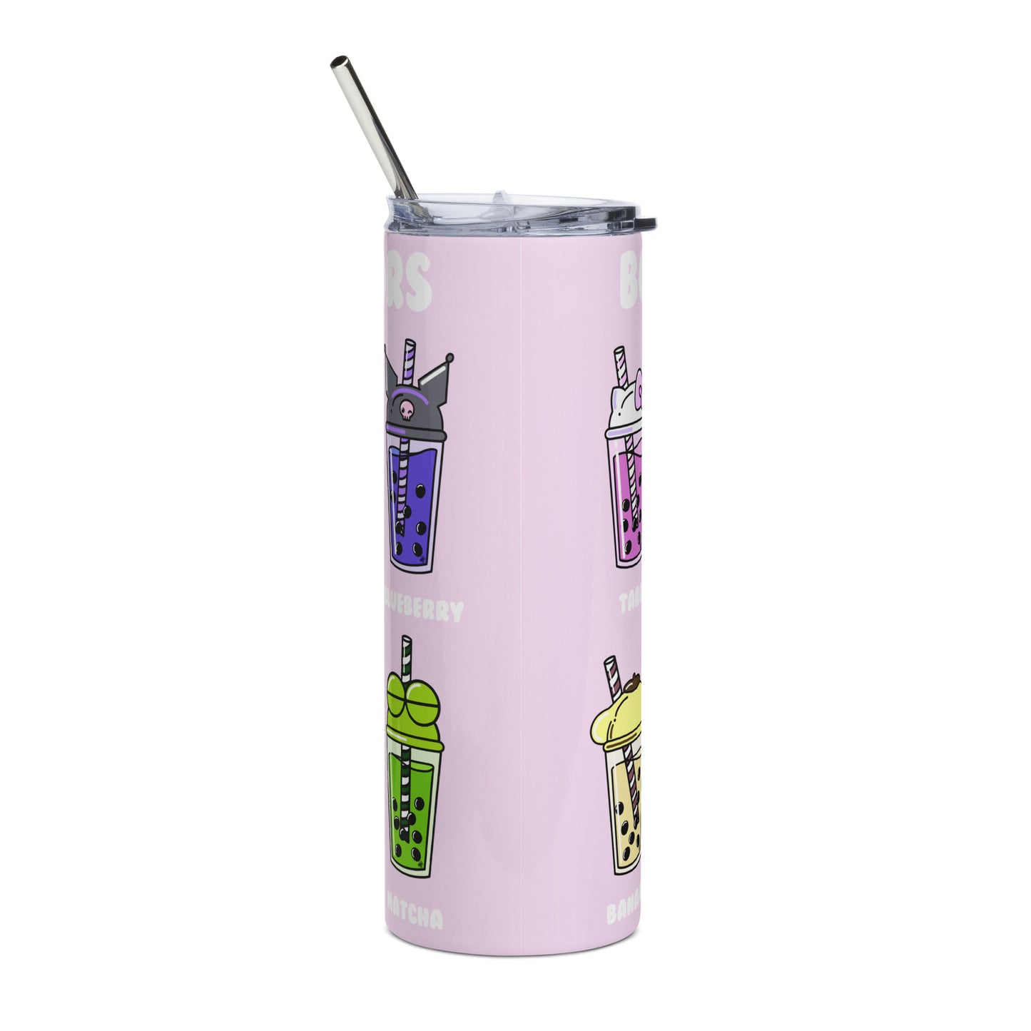 Boba Tea Flavors Stainless steel tumbler