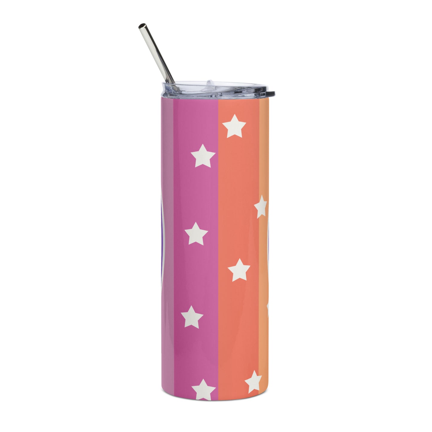 Lesbian Pride Stainless steel tumbler