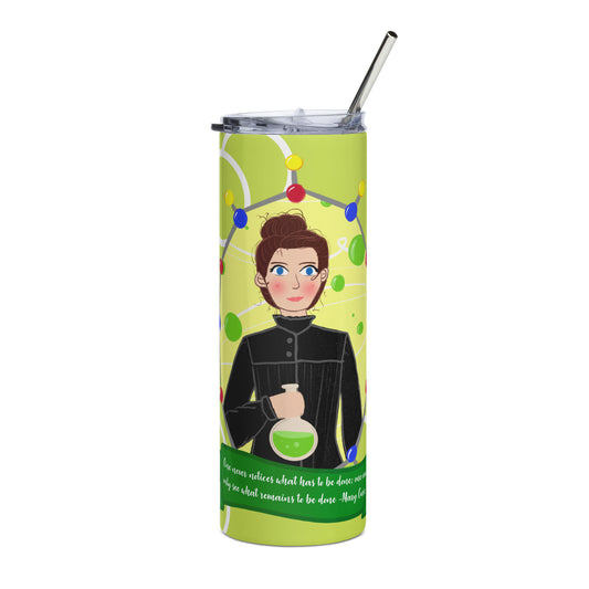 Marie Curie Stainless steel tumbler