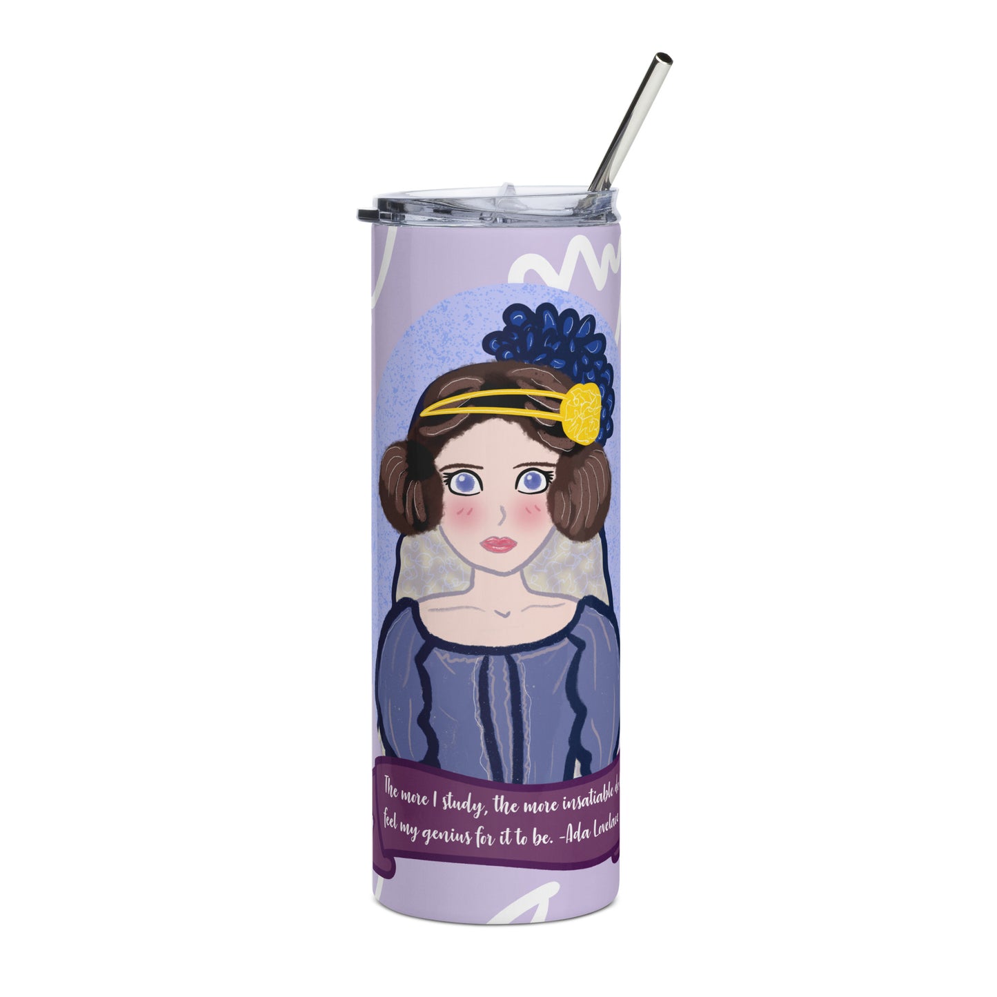 Ada Lovelace Stainless steel tumbler