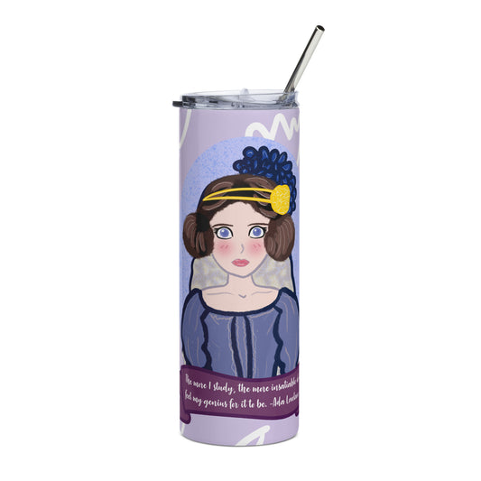 Ada Lovelace Stainless steel tumbler