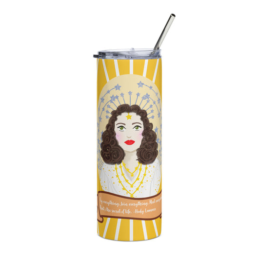 Hedy Lamarr Stainless steel tumbler