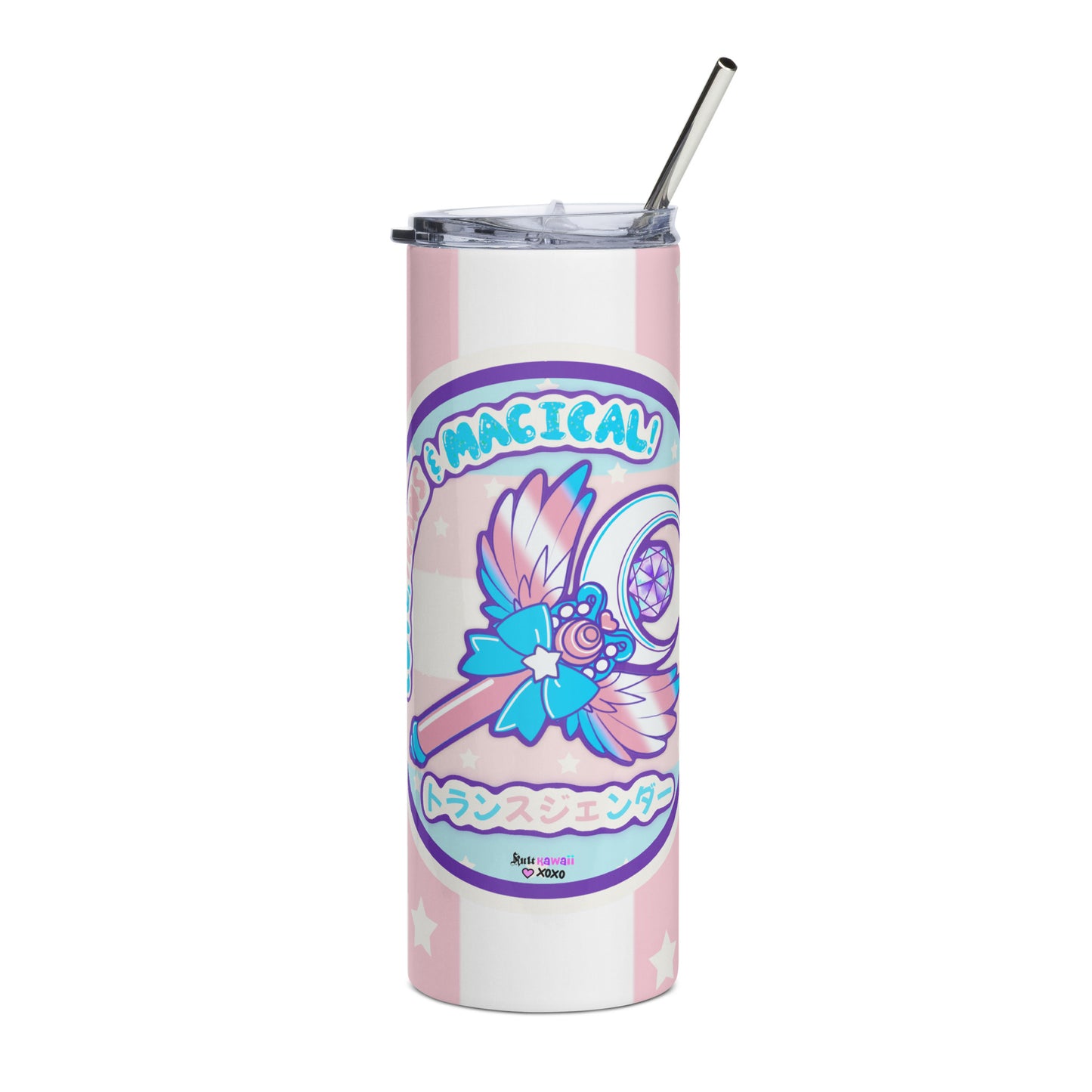 Trans Pride Stainless steel tumbler