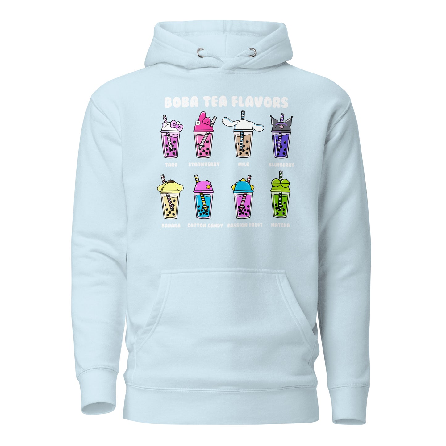 Boba Tea Flavors Unisex Hoodie
