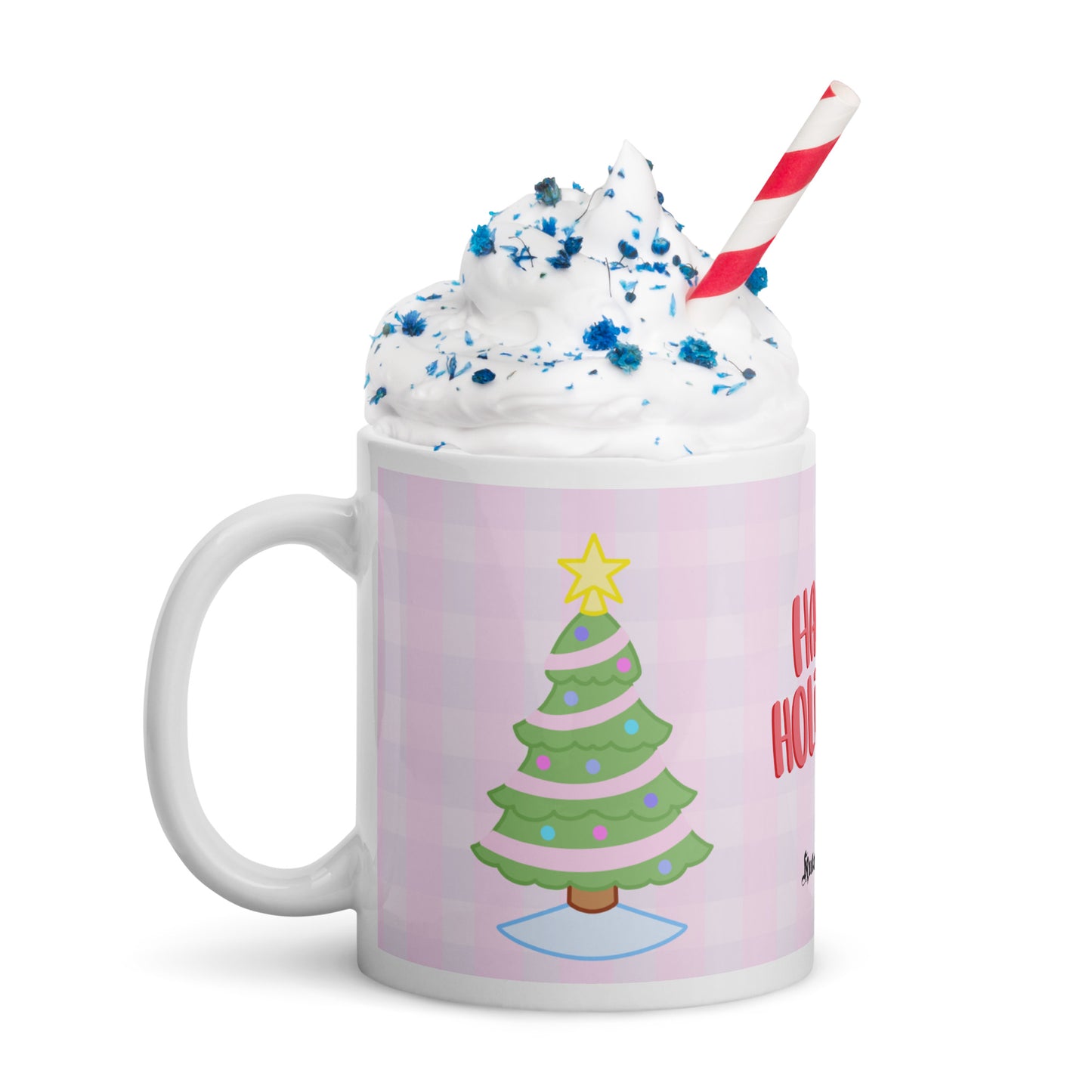 Holiday Elf White Glossy Mug