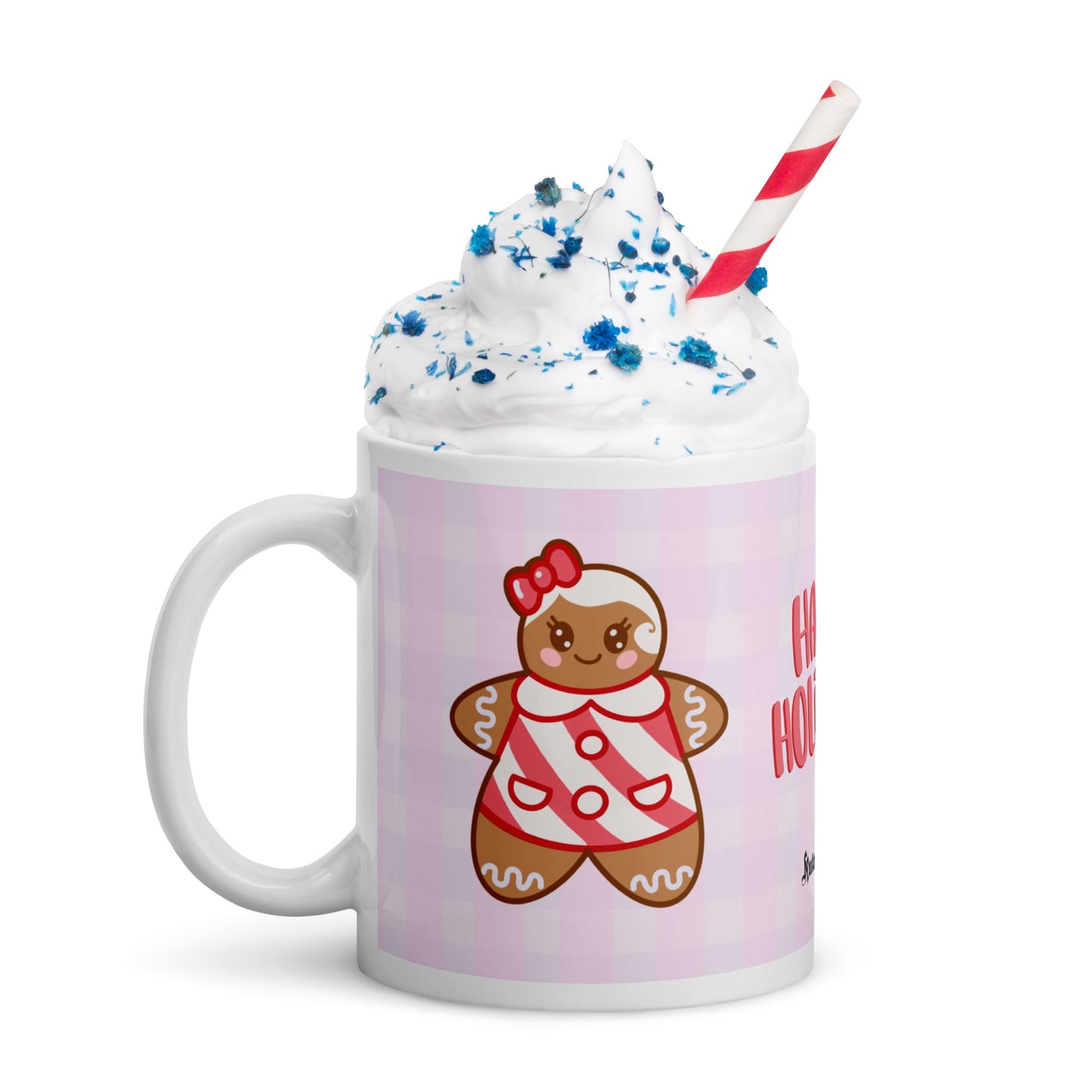 Ginger Snaps White Glossy Mug