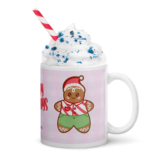 Ginger Snaps White Glossy Mug