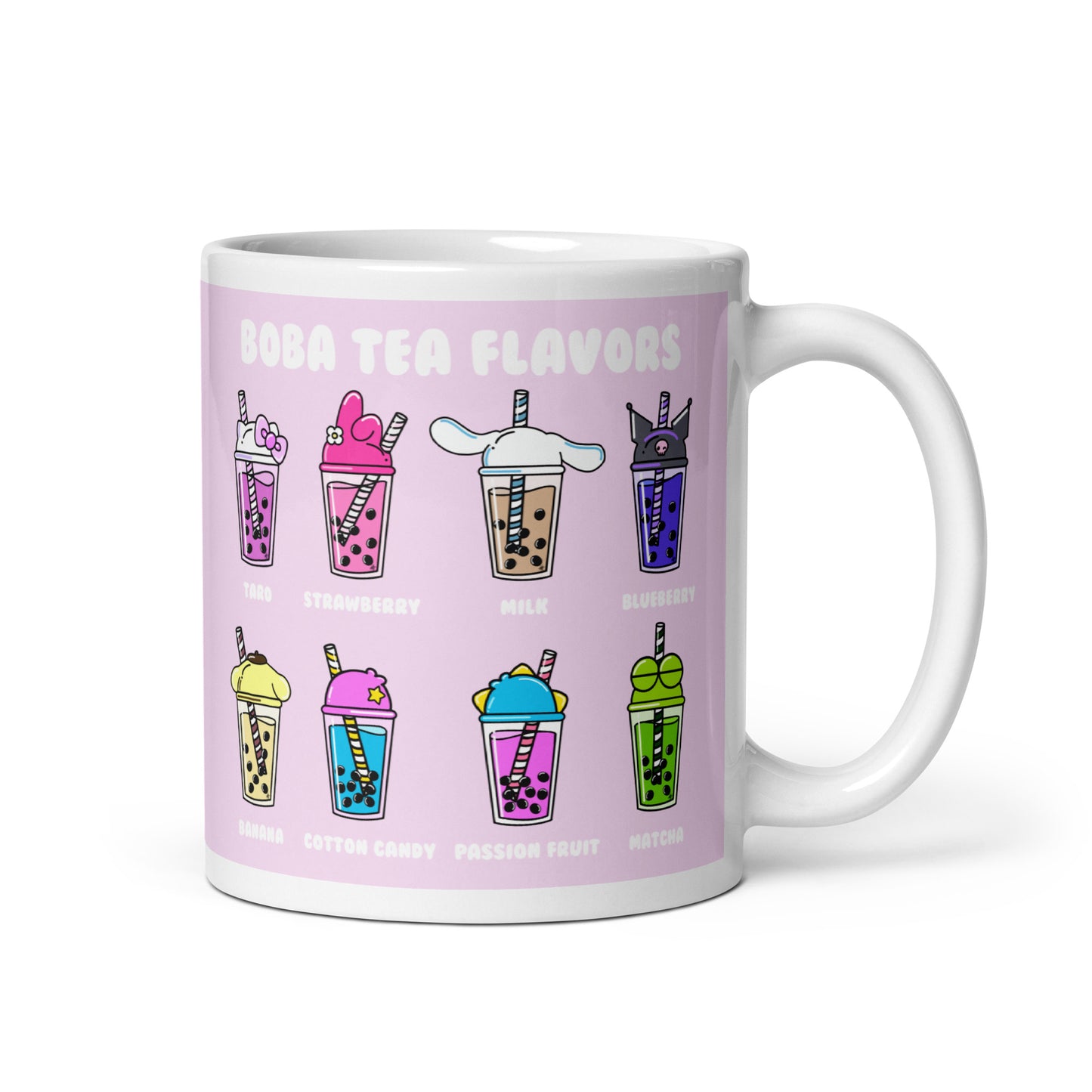 Boba Tea Flavors mug