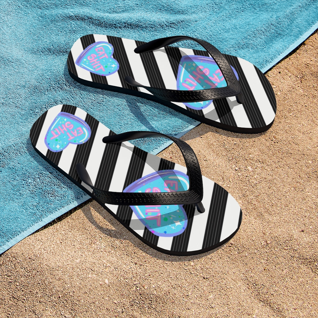 Sour Tarts Eat Sh*t Unisex Flip-Flops