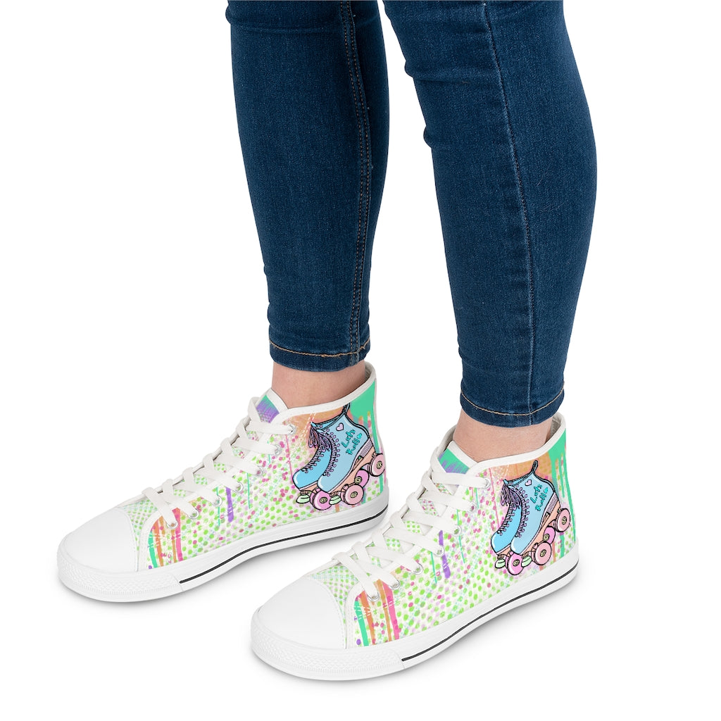 SK8 Don’t H8 Women's High Top Sneakers