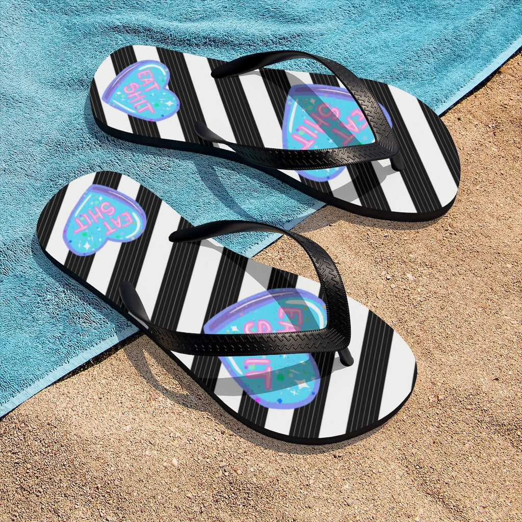 Sour Tarts Eat Sh*t Unisex Flip-Flops