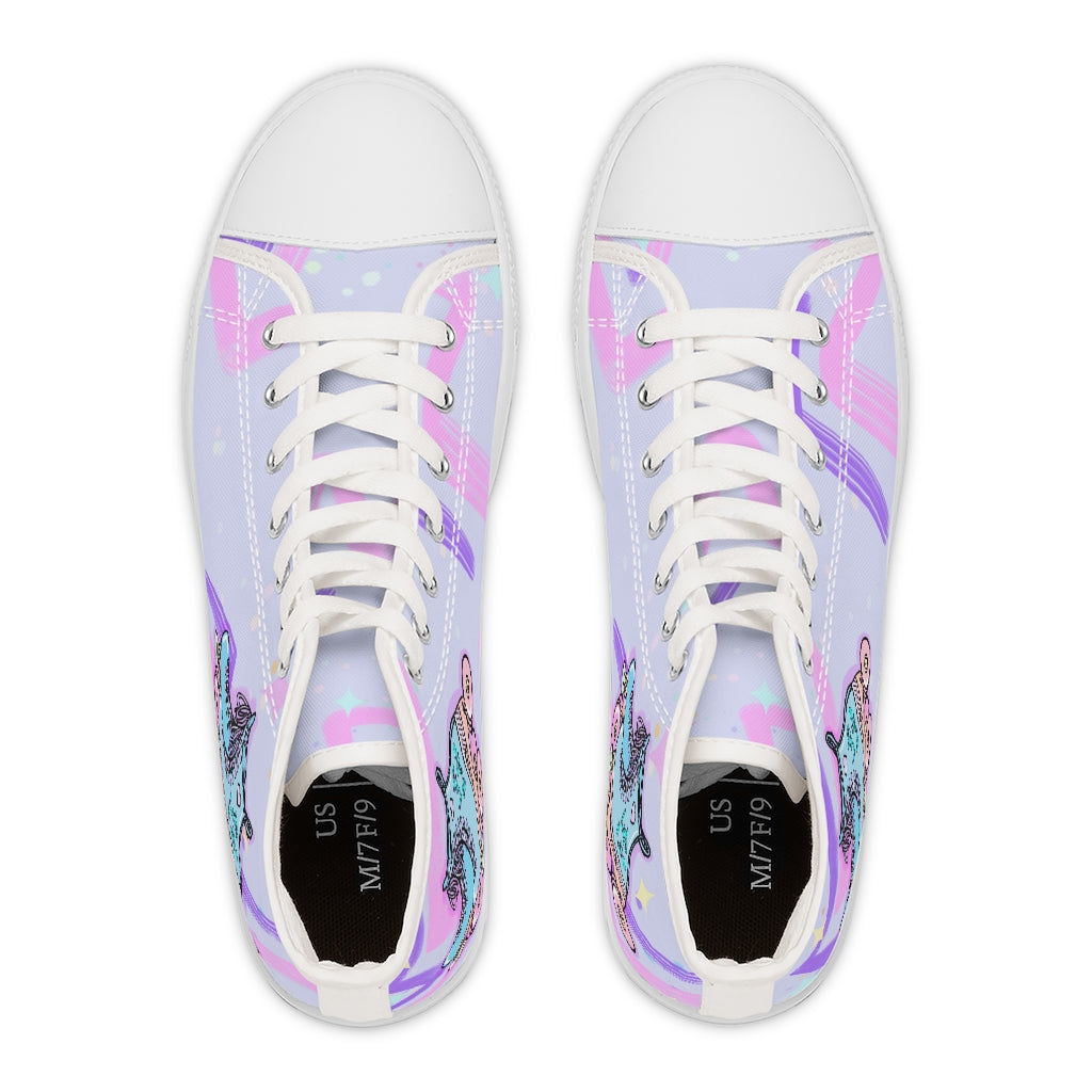 SK8 Don’t H8 Women's High Top Sneakers