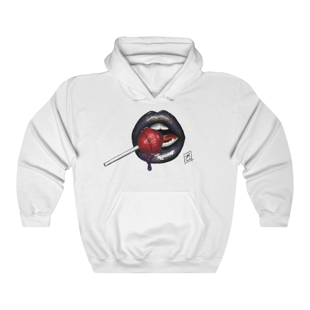 Lollipop Lips Hooded Sweatshirt - Kult Kawaii