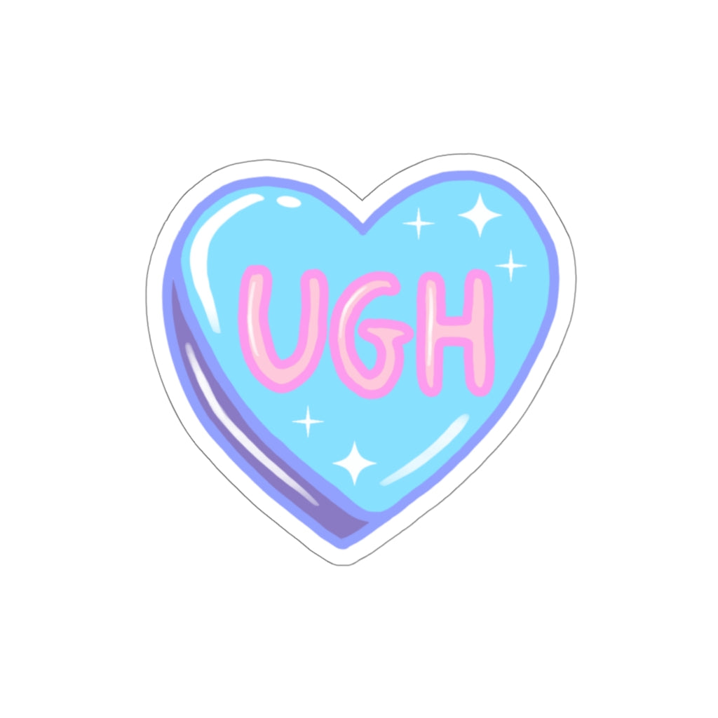 Sour Tarts Ugh Die-Cut Sticker