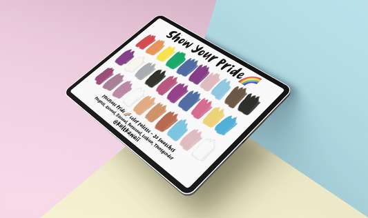 Show Your Pride Color Palettes