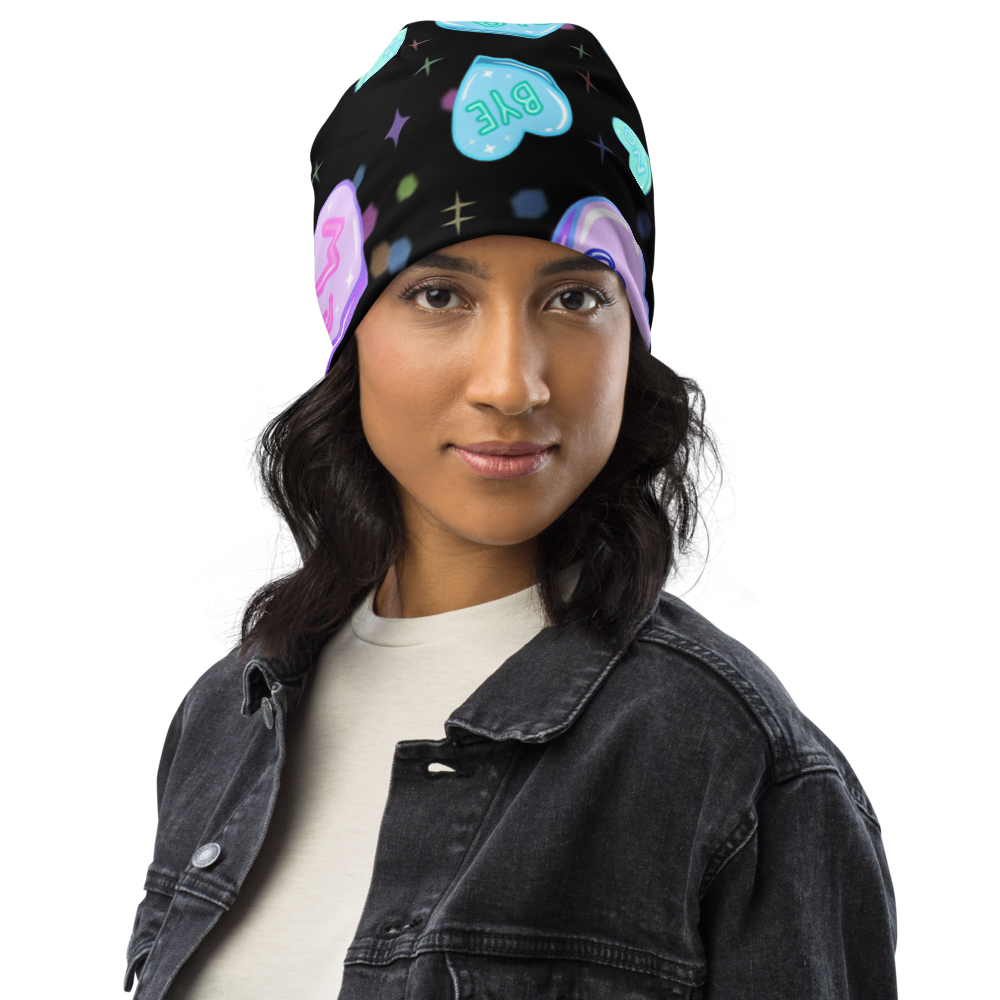 All-Over Print Beanie - Kult Kawaii