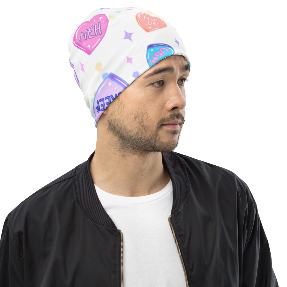 All-Over Print Beanie - Kult Kawaii