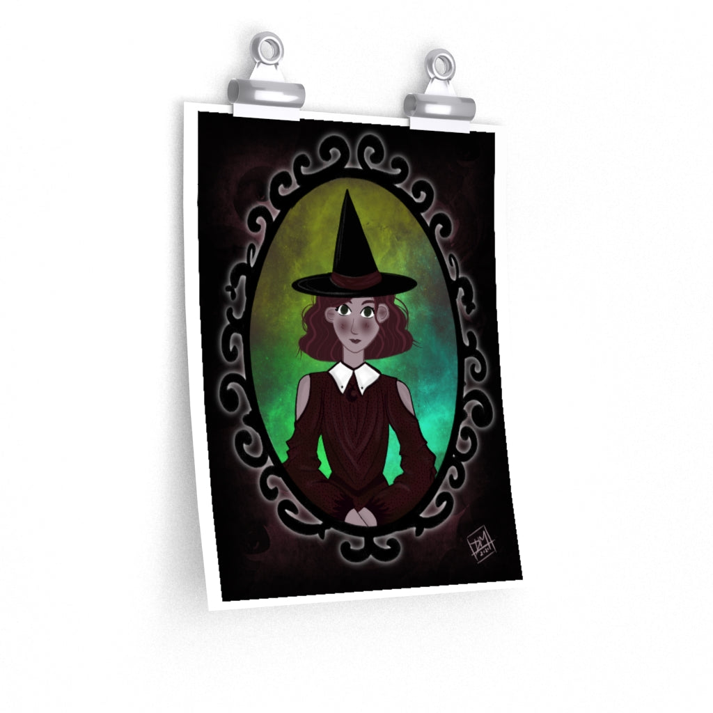 Little Witch Matte Poster - Kult Kawaii