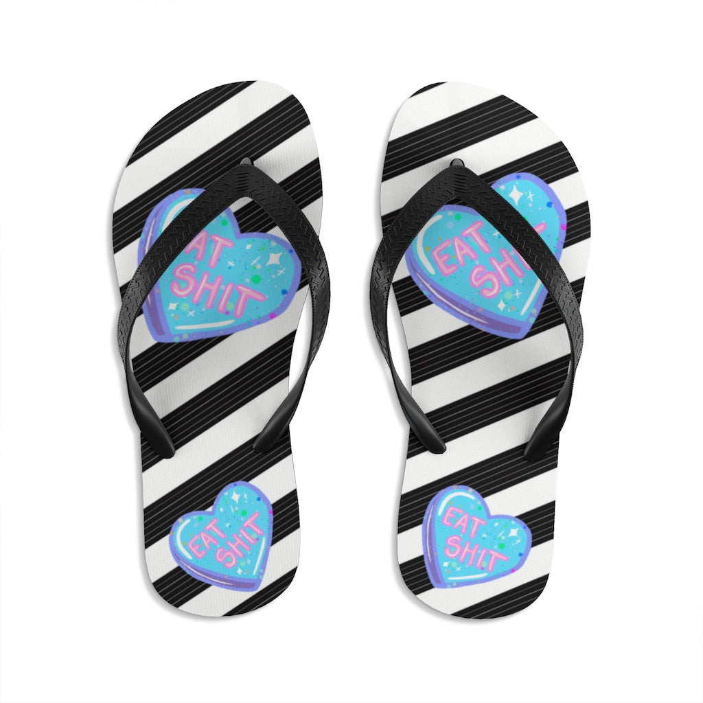 Sour Tarts Eat Sh*t Unisex Flip-Flops