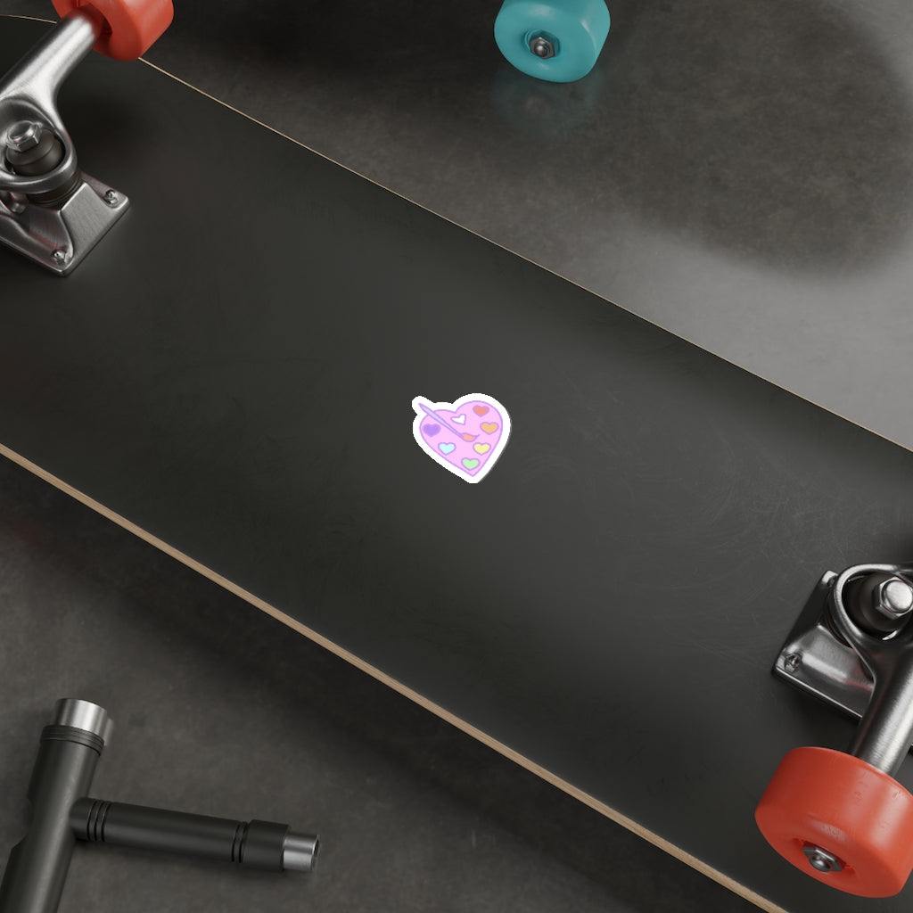 Show Your Pride Paint Palette Die-Cut Sticker
