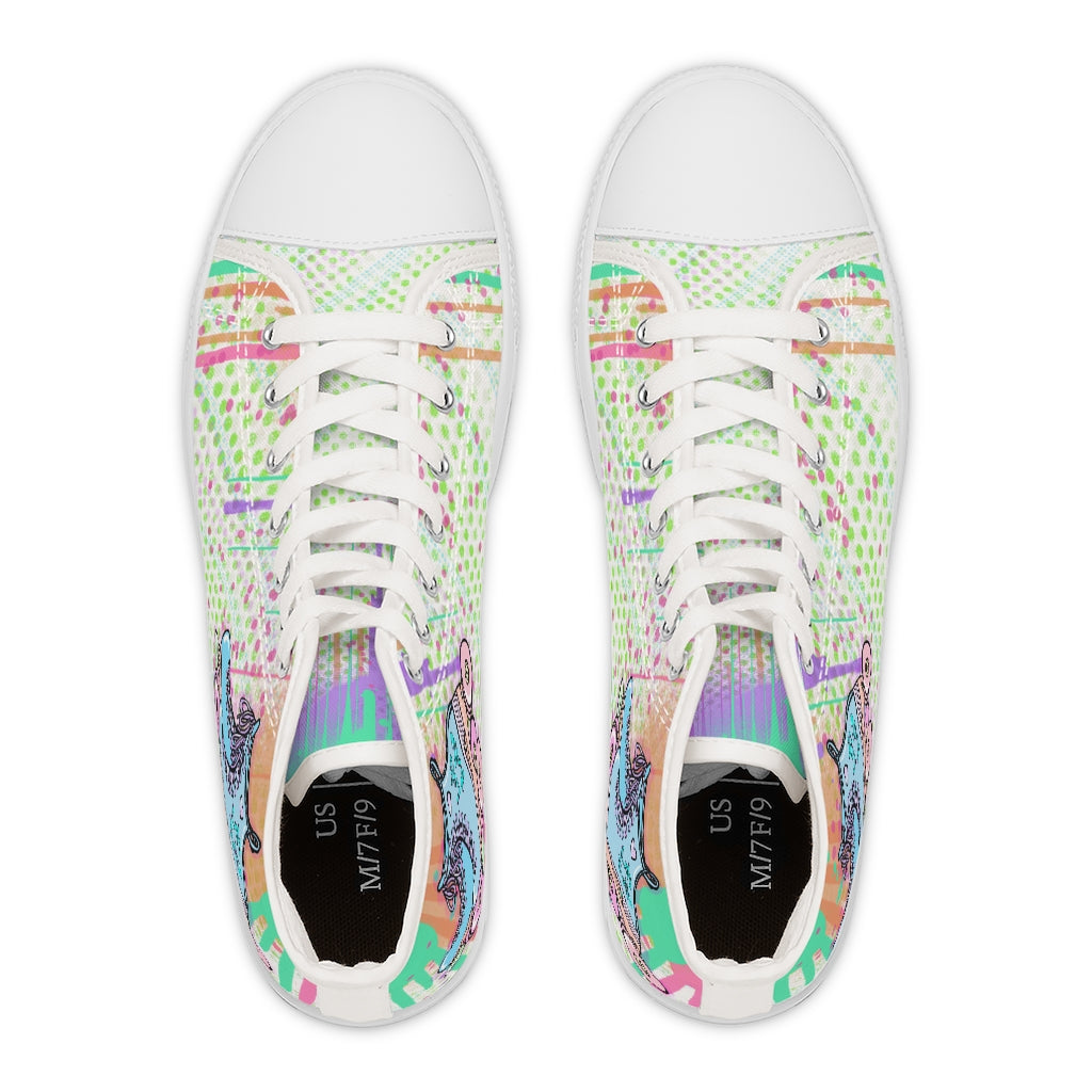 SK8 Don’t H8 Women's High Top Sneakers