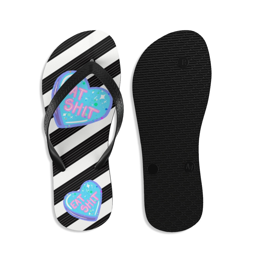 Sour Tarts Eat Sh*t Unisex Flip-Flops