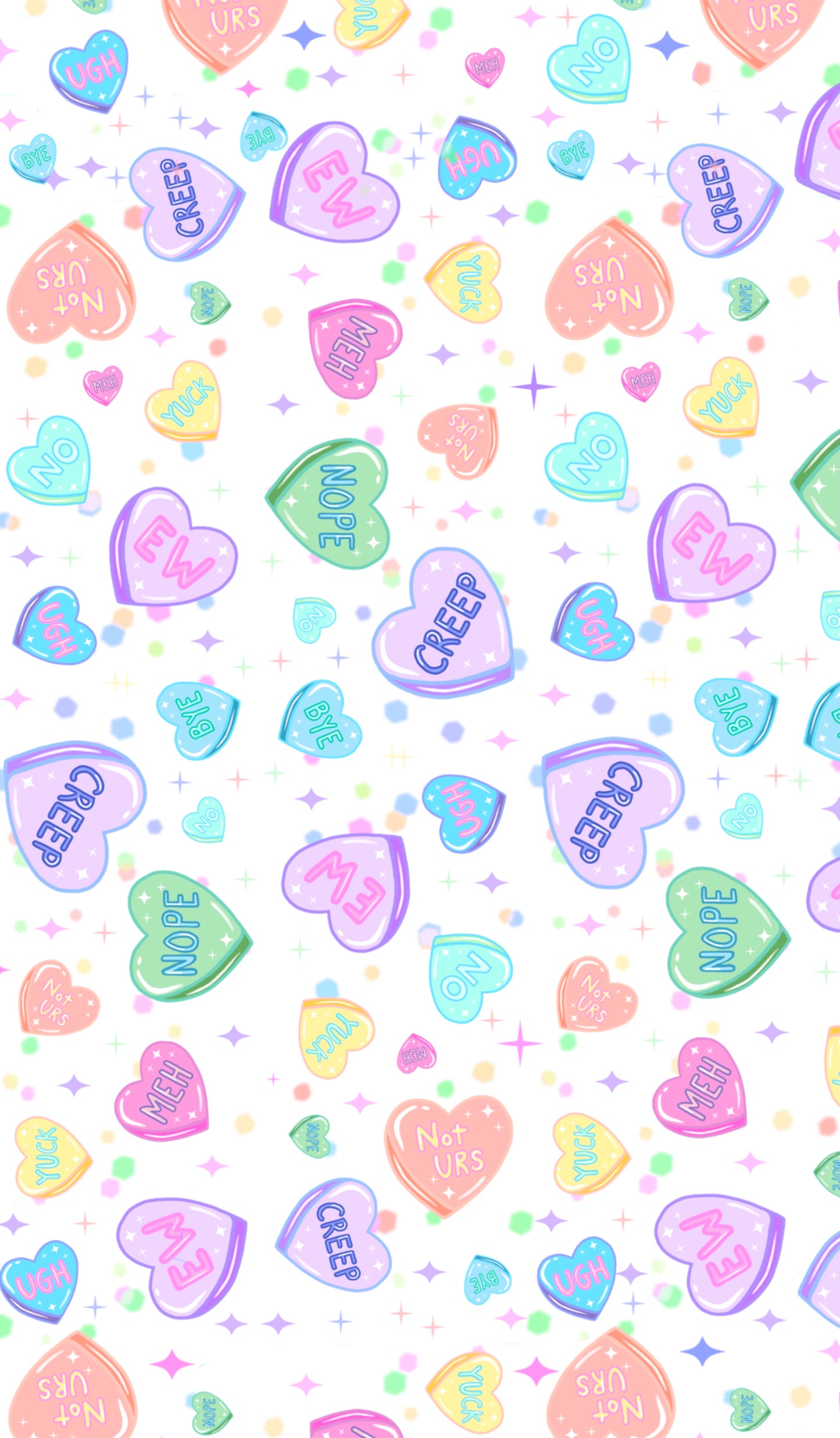 Sour Tarts Phone Wallpaper - Kult Kawaii