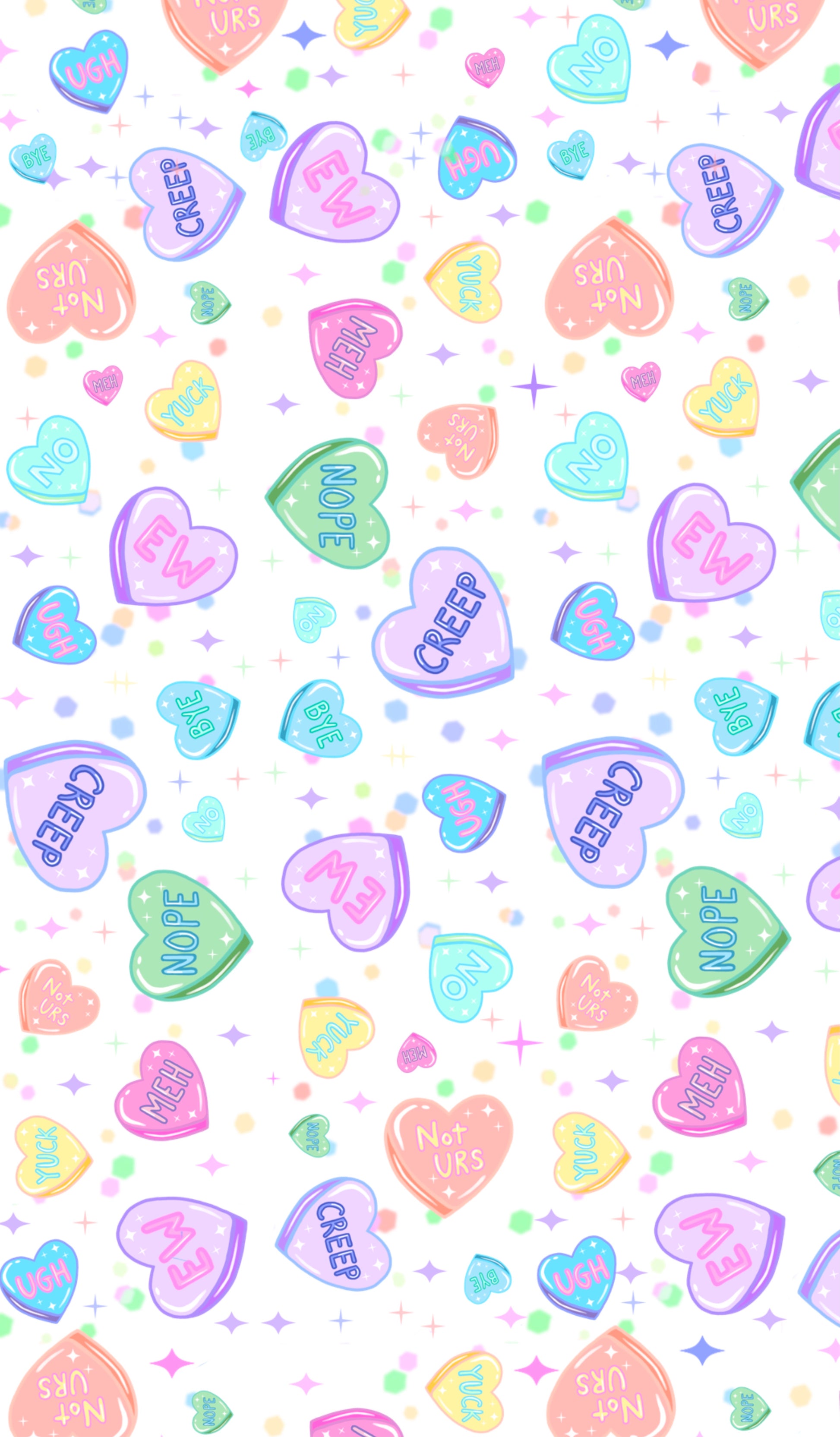 Sour Tarts Phone Wallpaper - Kult Kawaii