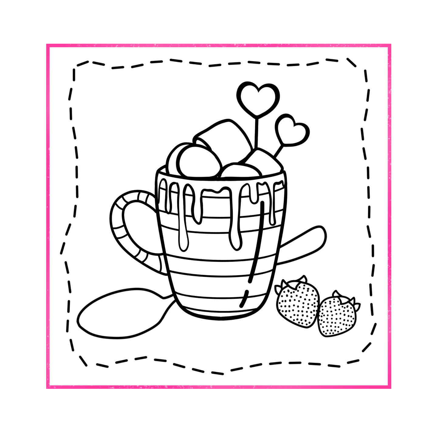 Berry Sweet Cafe Coloring Book