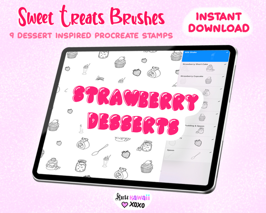 Sweet Treats Procreate Brush Set