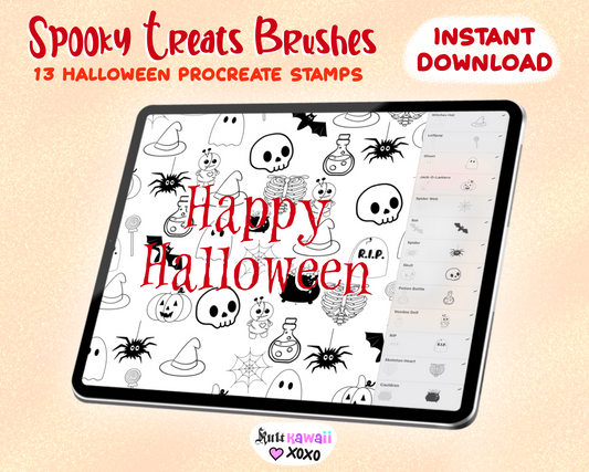 Spooky Treats Procreate Brush Set