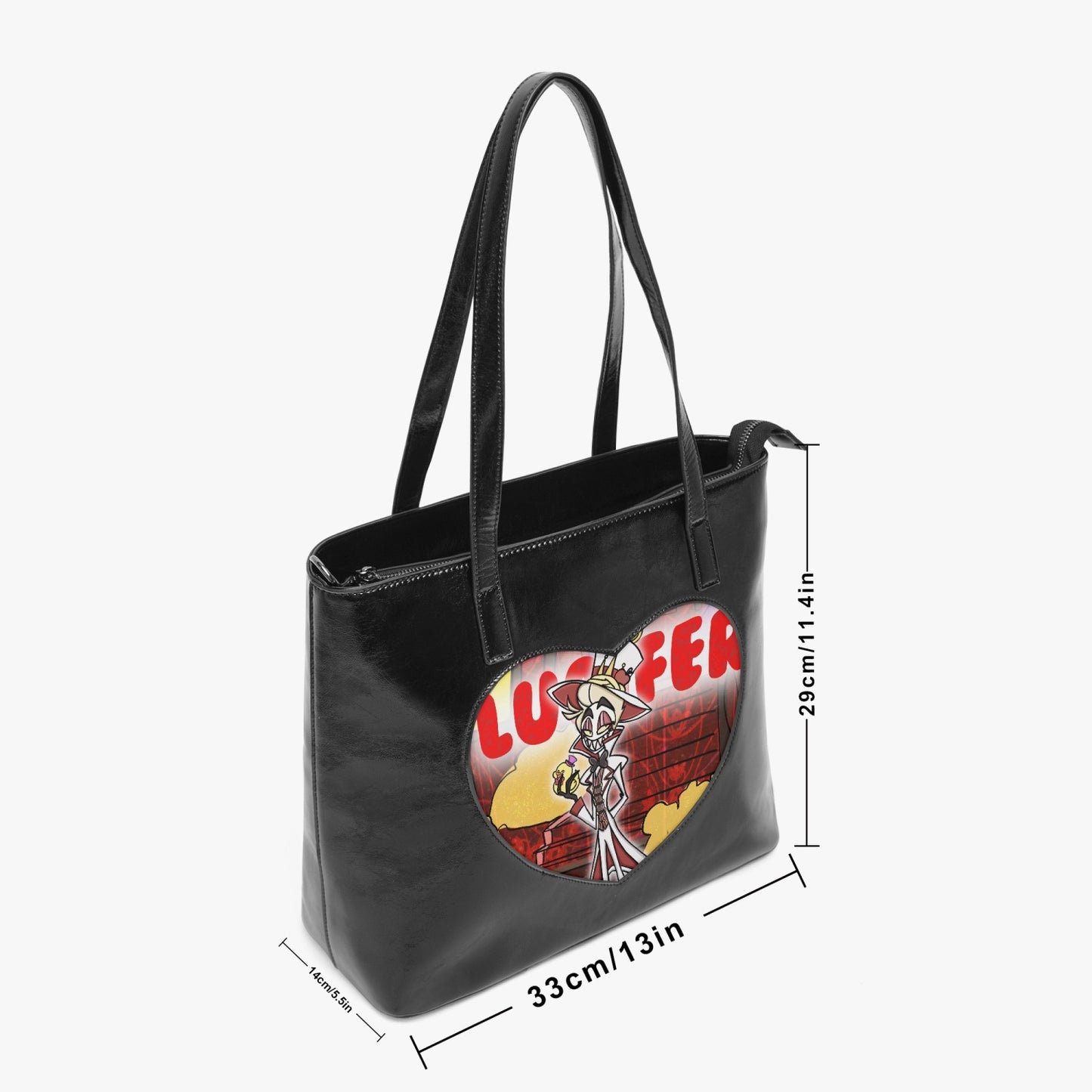 Lucifer Heart Tote Bag