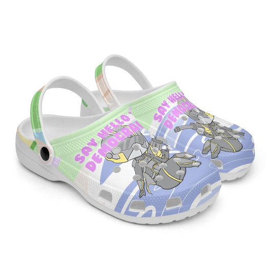 413. All Over Printed Clogs