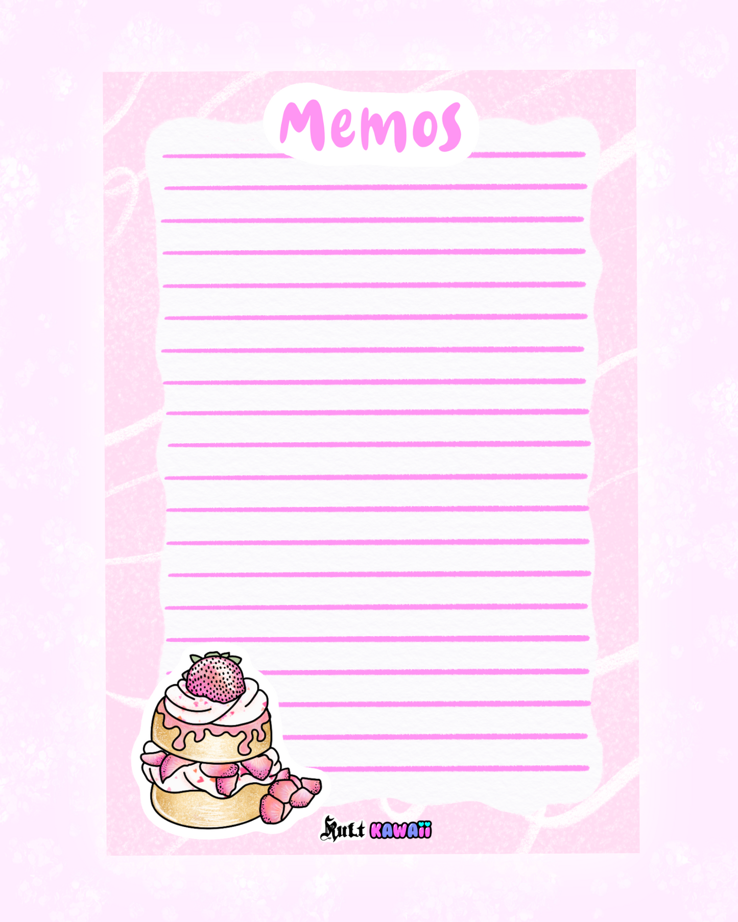 Sweet Treats Memo Sheet