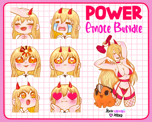 Power Emote Pack - Chainsaw Man Inspired