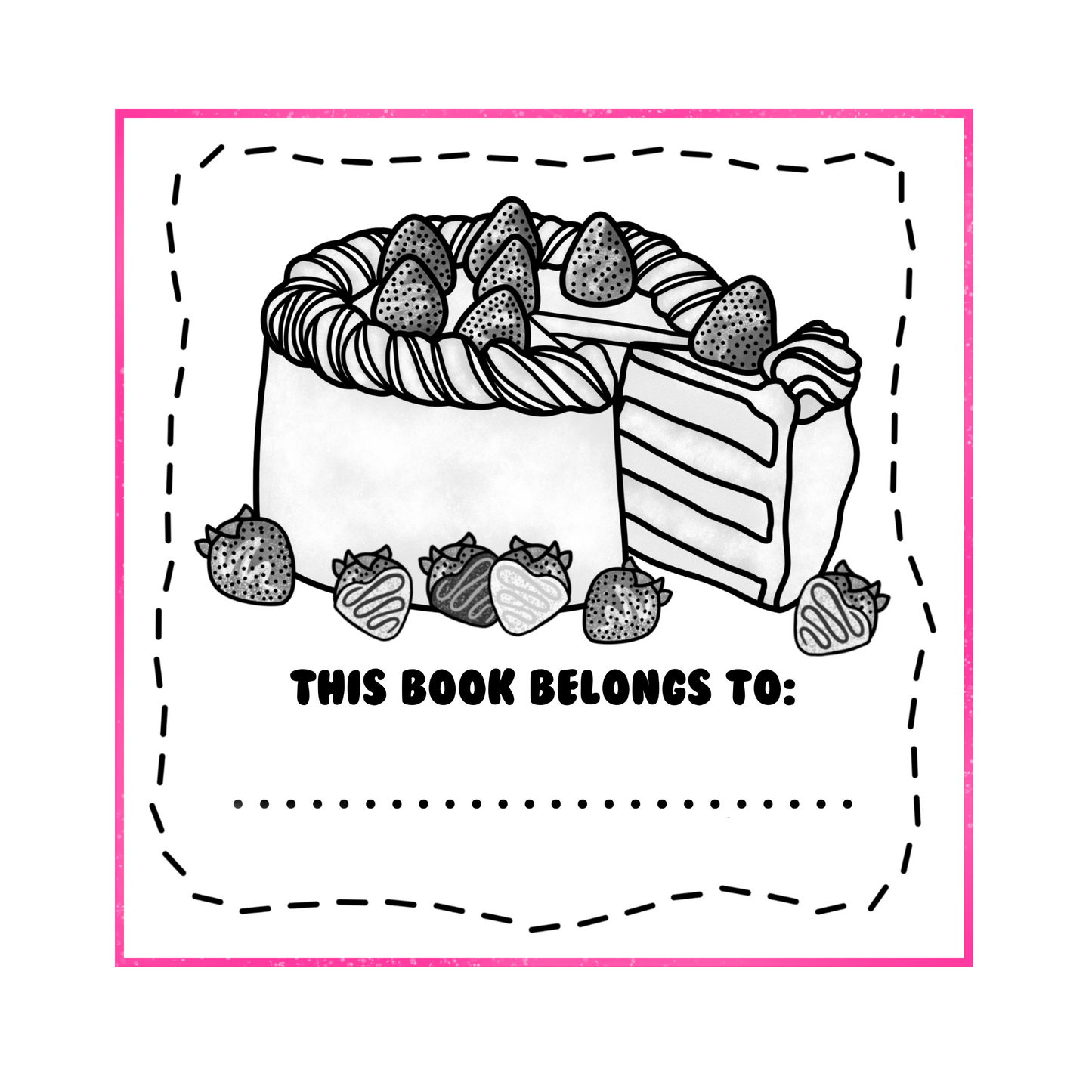 Berry Sweet Cafe Coloring Book