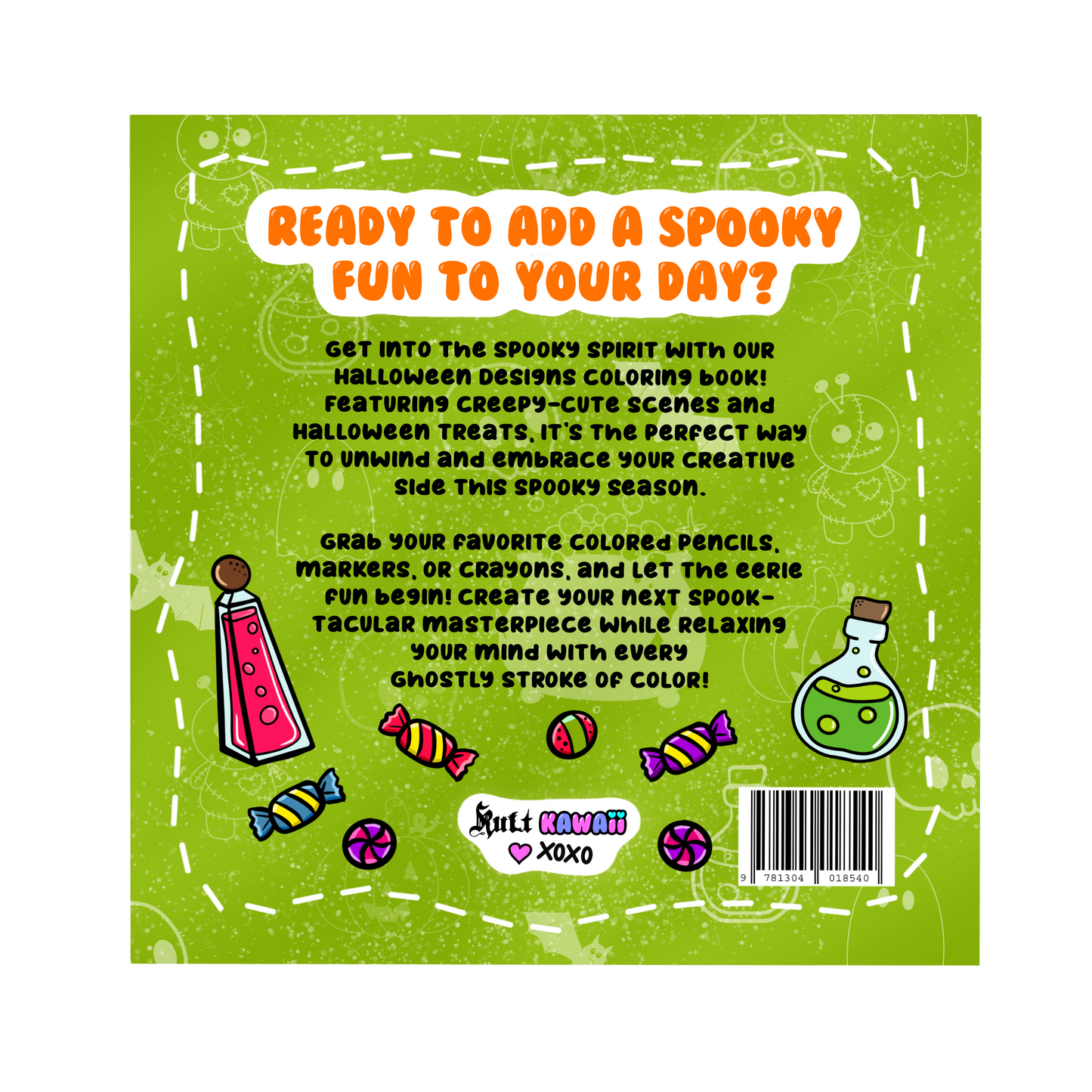 Spooky Treats Coloring Book