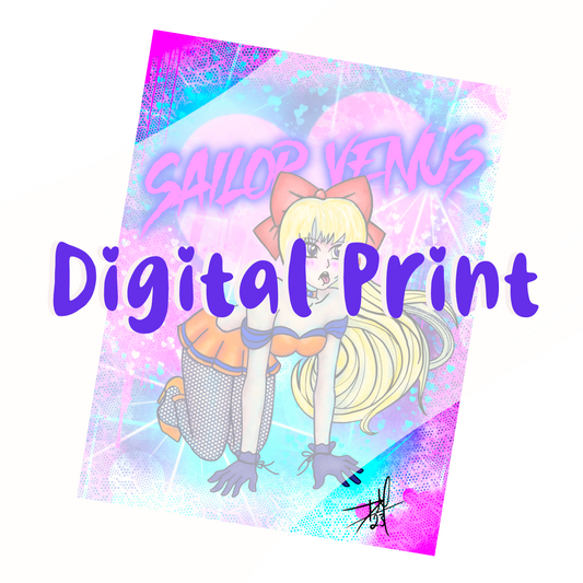 Sailor Venus Fandom Digital Print