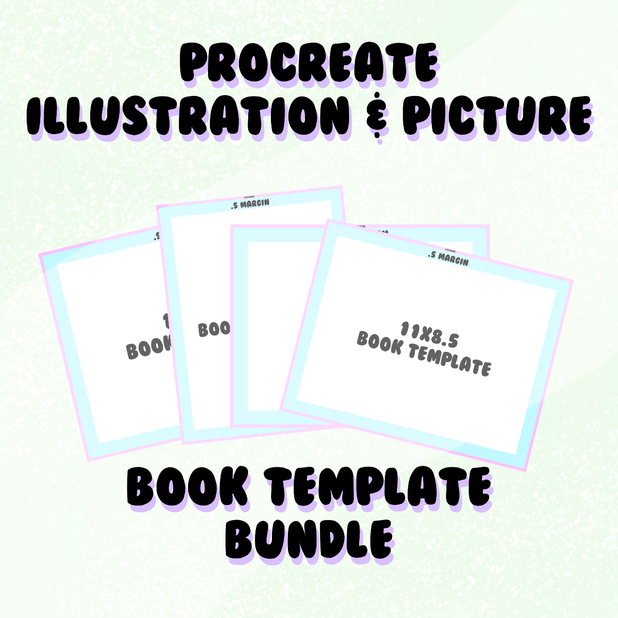 Procreate Illustration & Picture Book Template Bundle