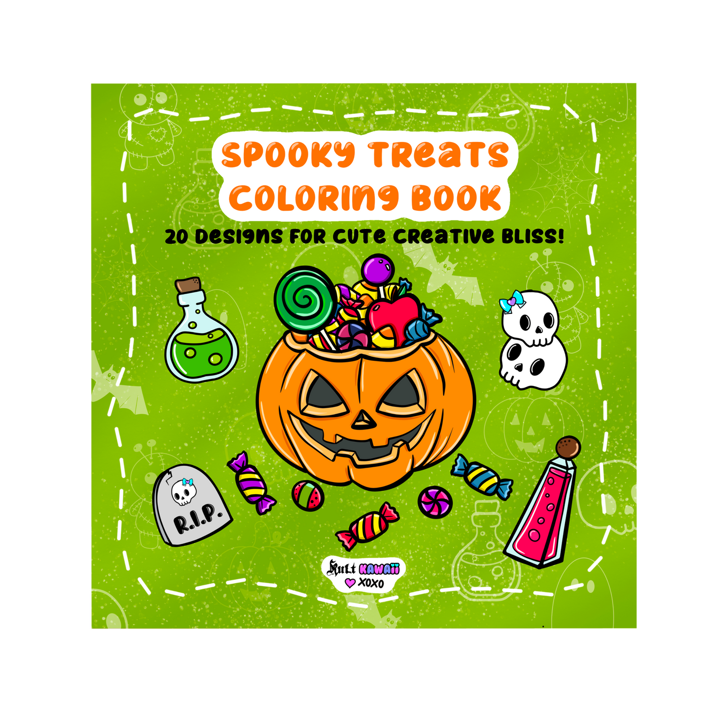 Spooky Treats Coloring Book