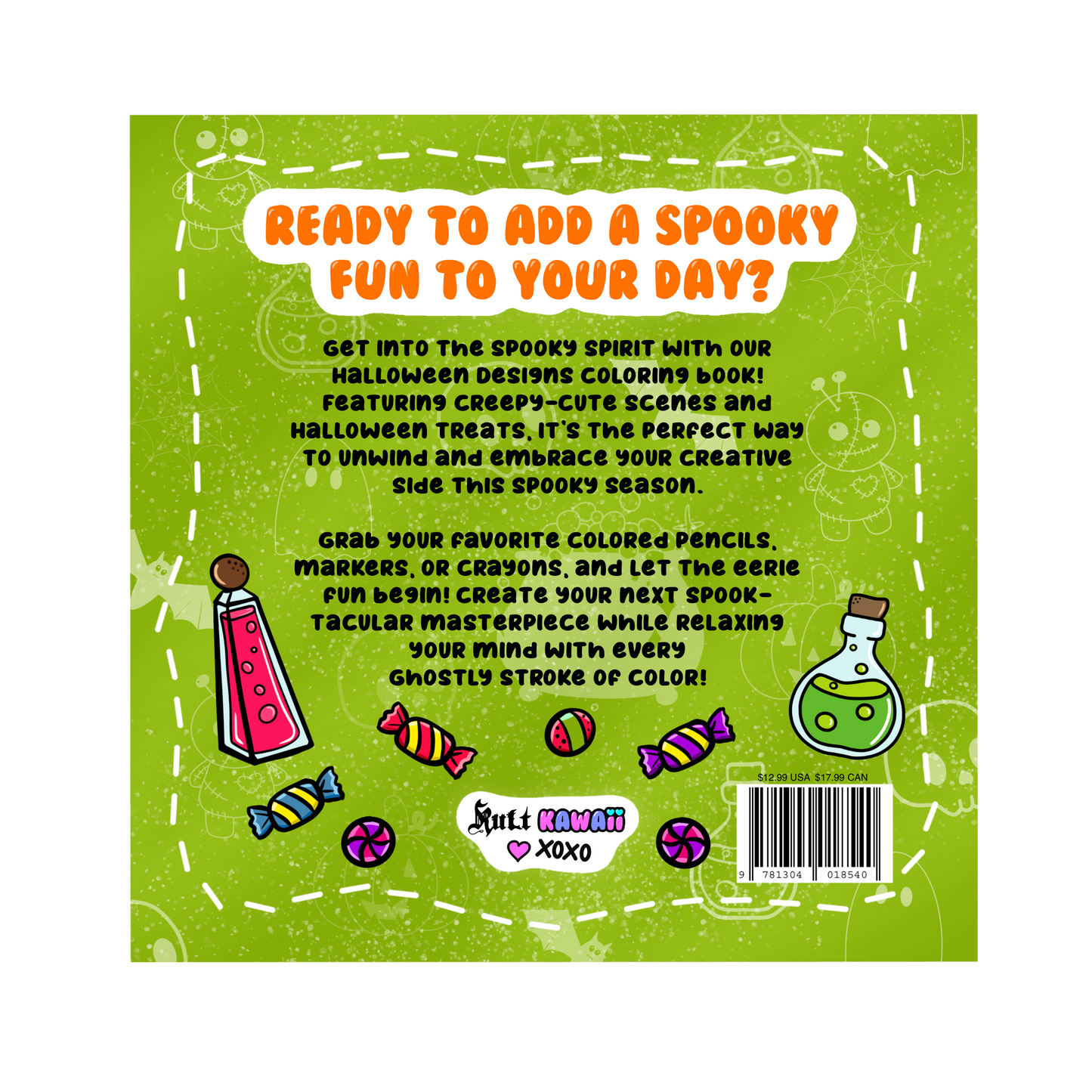 Spooky Treats Coloring Book