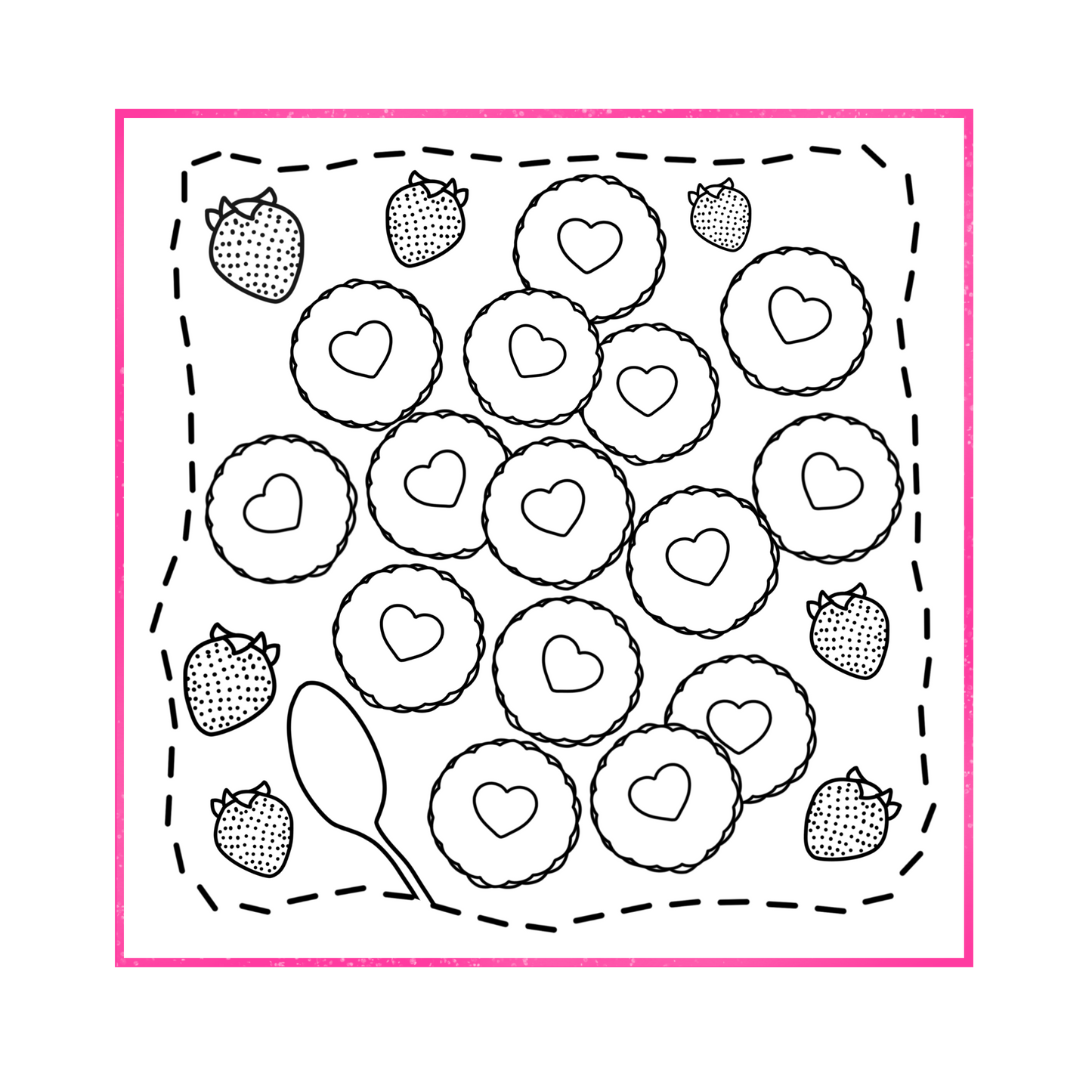 Berry Sweet Cafe Coloring Book