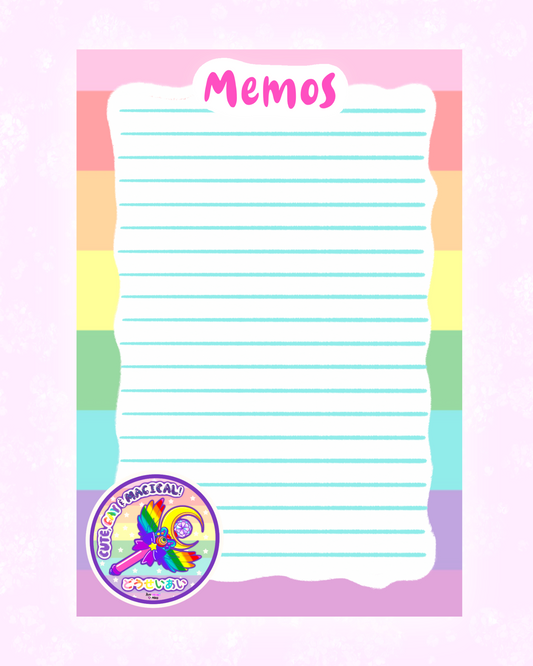 Pride Memo Sheet