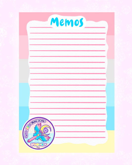 Genderflux Pride Memo Sheet