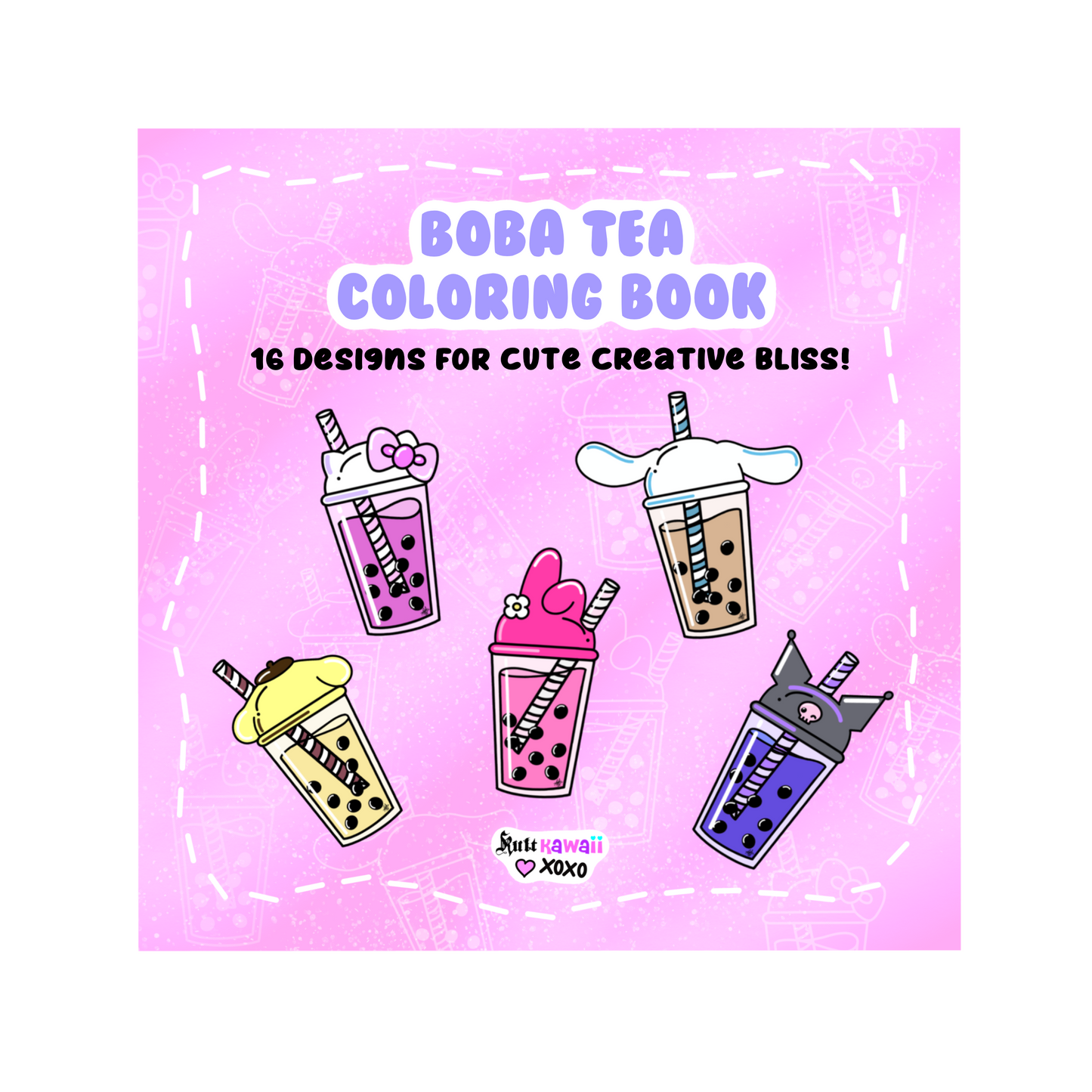 Boba Tea Coloring Book