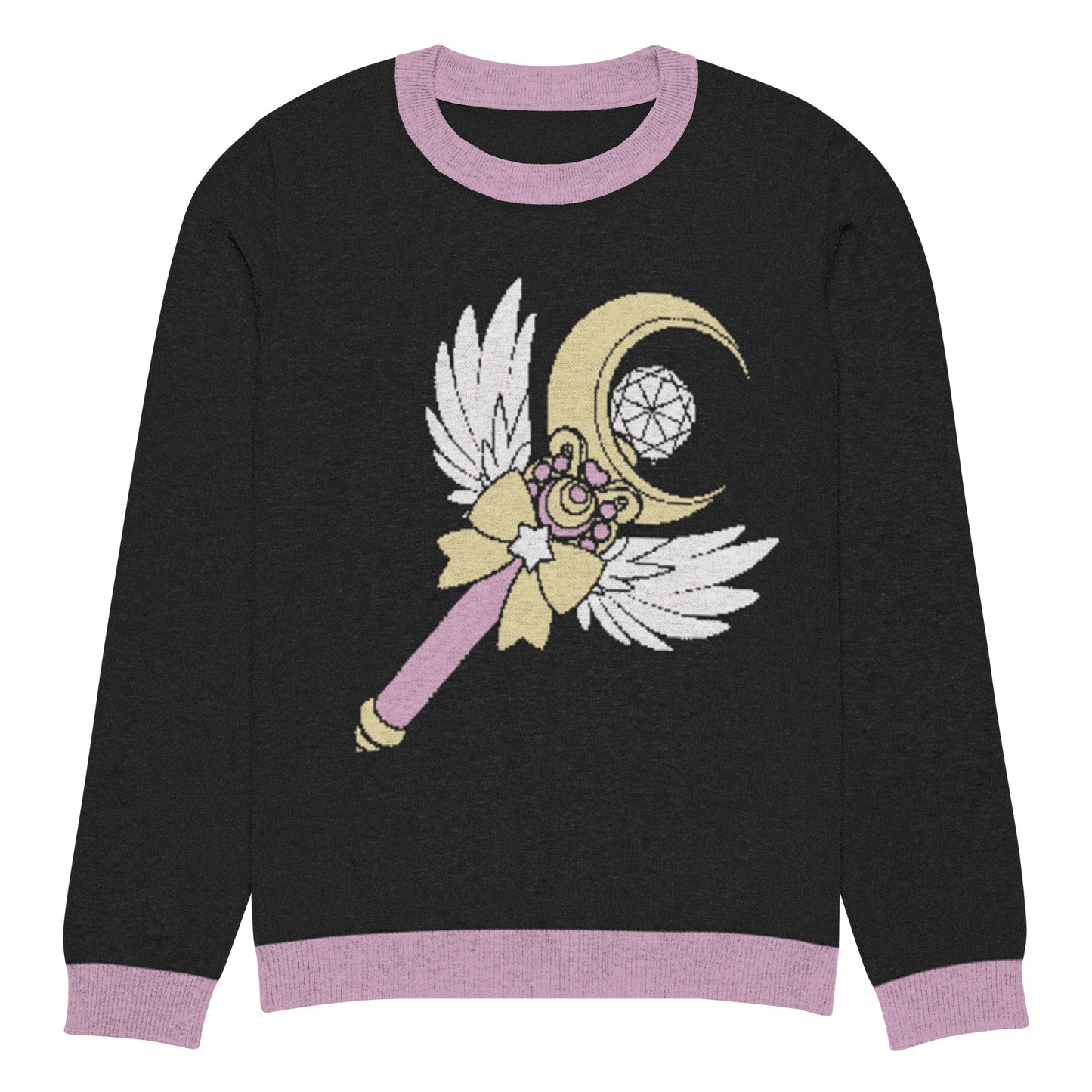 Moon Wand Knitted crew neck sweater